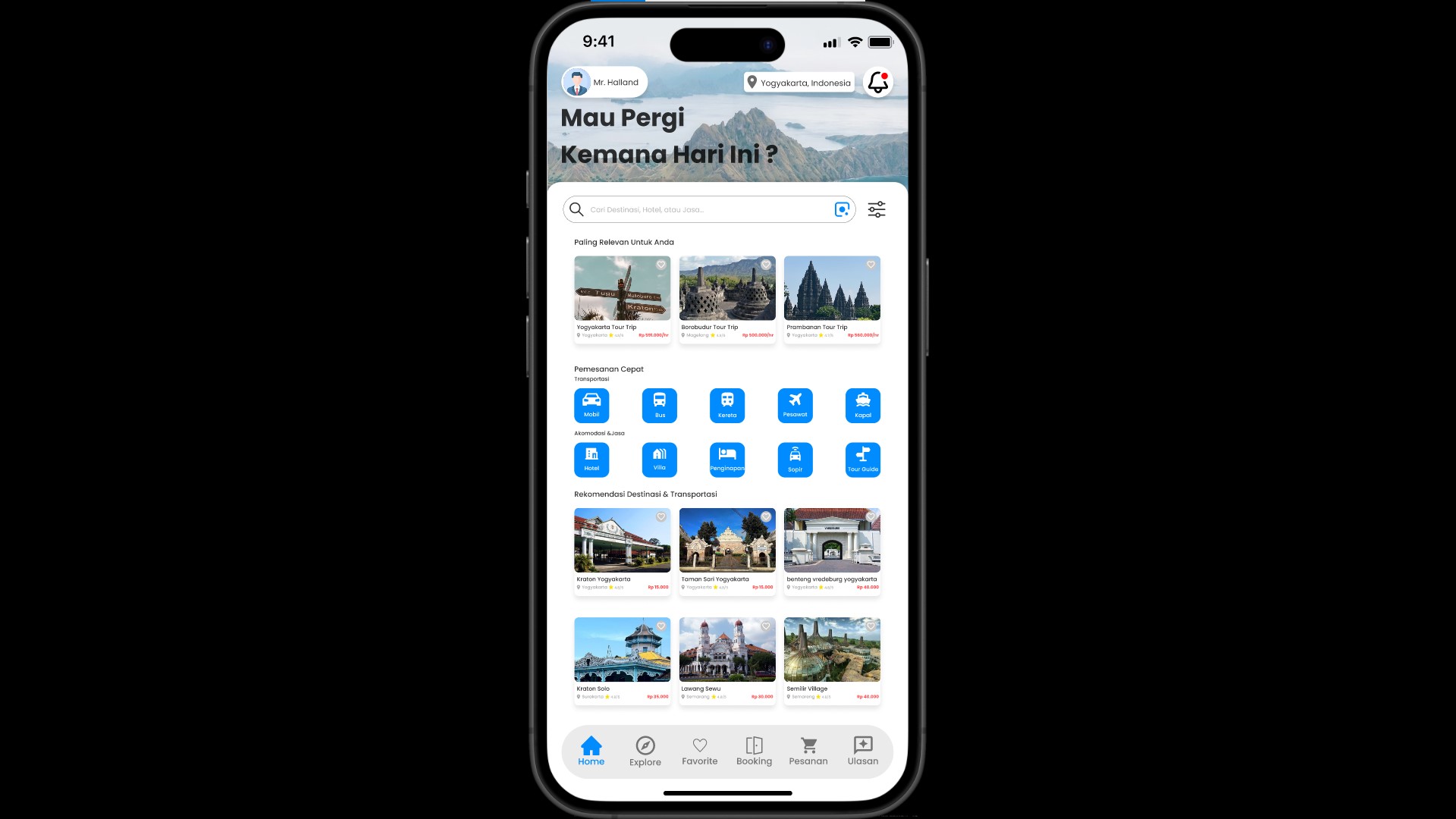 Travel Planning Mobile Apps